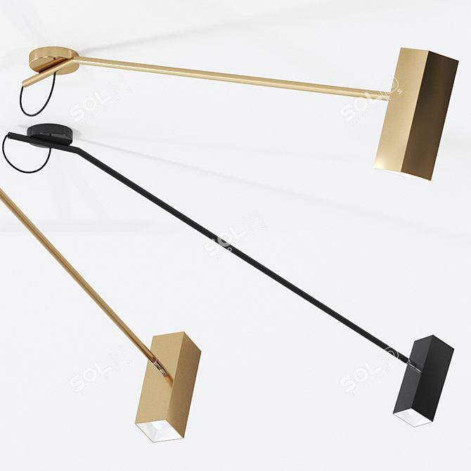 MODO luce Dejavu Ceiling Lamp 3D model image 1