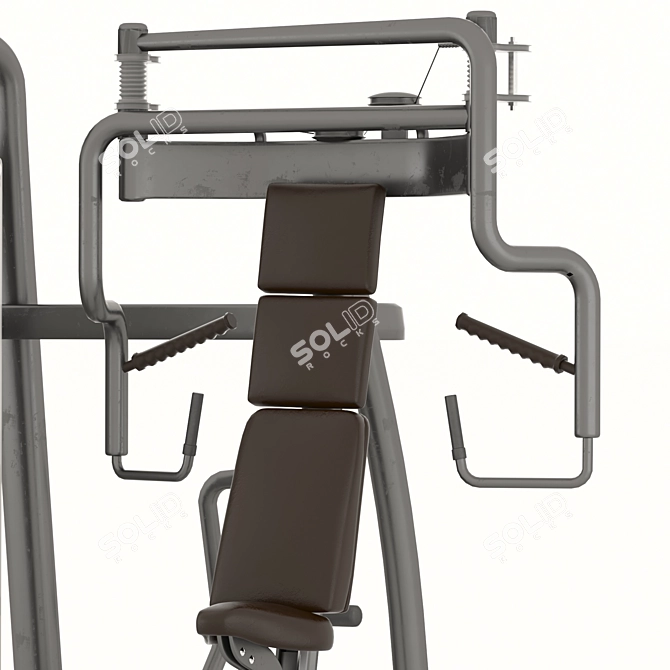 Ultimate Chest Press: Gym Essential 3D model image 4