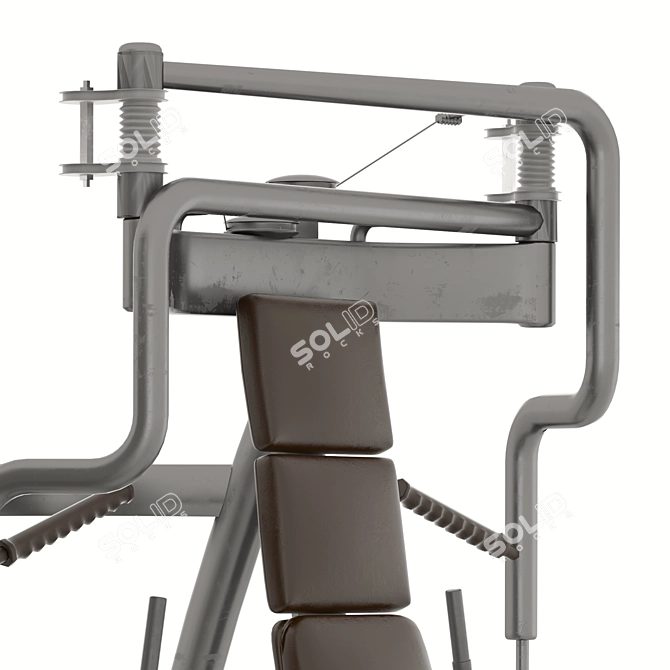 Ultimate Chest Press: Gym Essential 3D model image 5