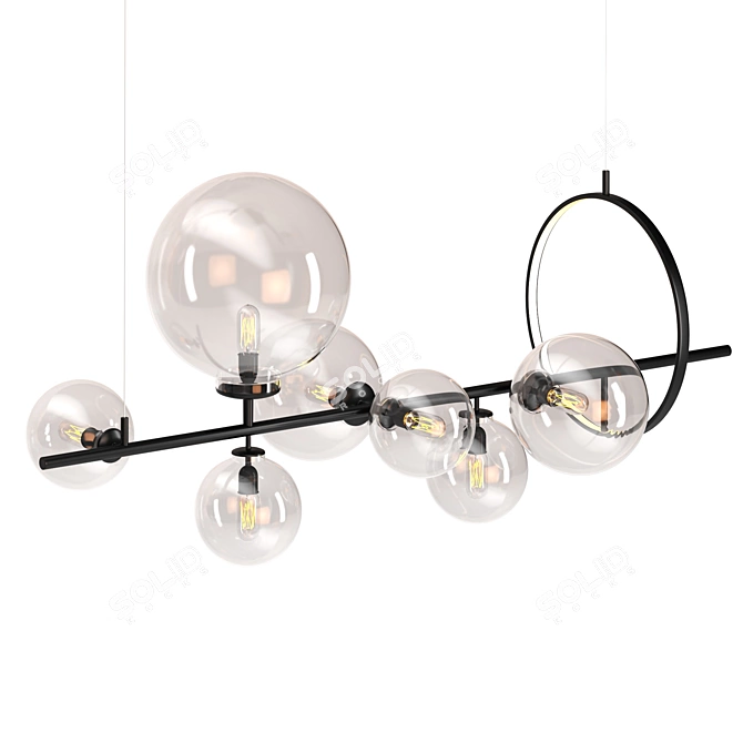  Elegant Lomye Pendant Lamp 3D model image 2