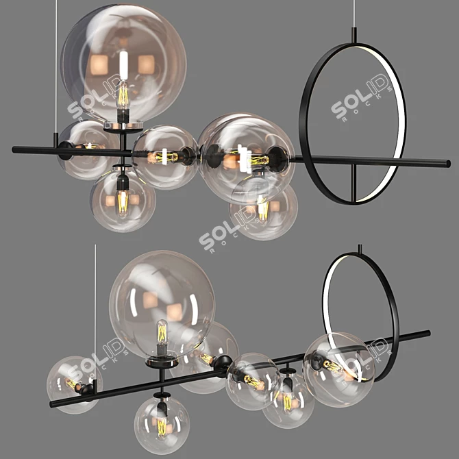  Elegant Lomye Pendant Lamp 3D model image 3