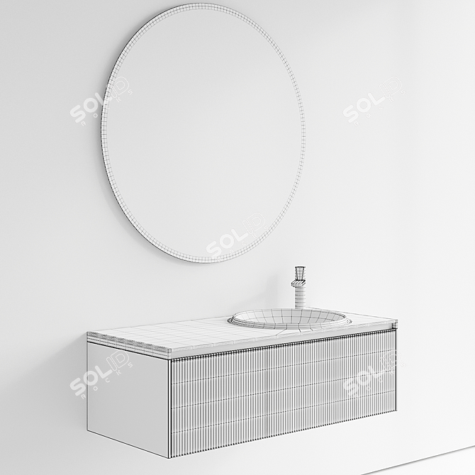 Antonio Lupi Design Binario 03 Vanity Set 3D model image 5