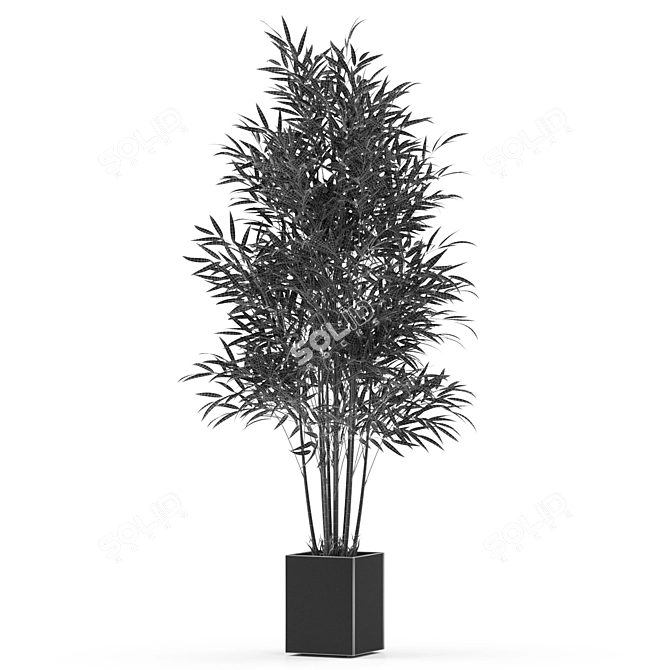 Botanical Beauty: Exquisite Plants Collection 3D model image 4