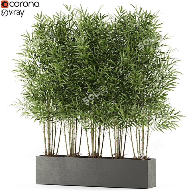 Lush Greenery: 480 Stunning Plants 3D model image 1