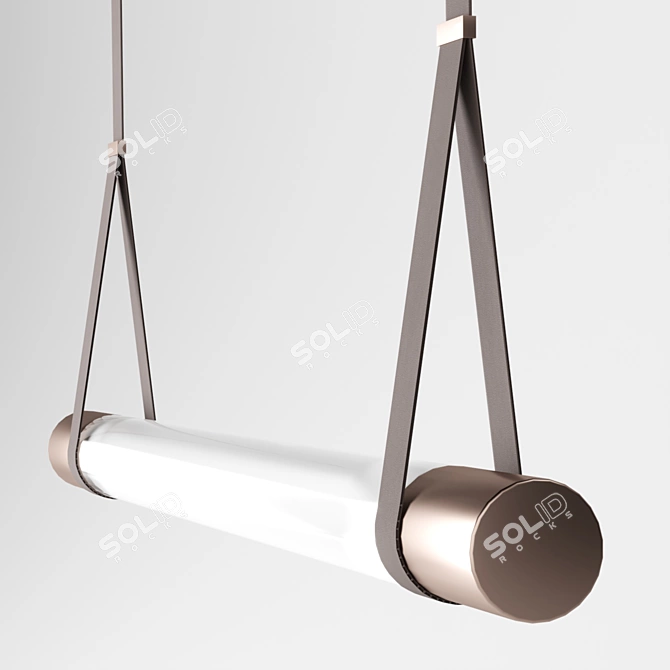 Elegant Suspended Lighting: SLIVER 3D model image 2