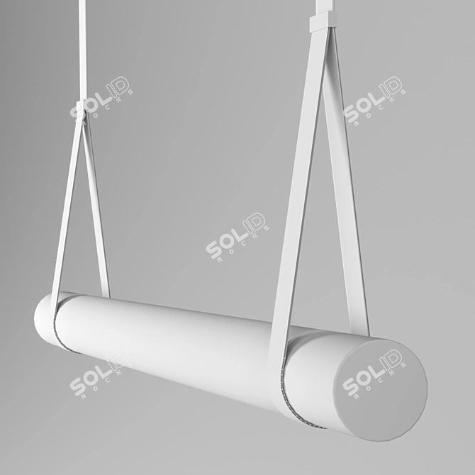 Elegant Suspended Lighting: SLIVER 3D model image 4