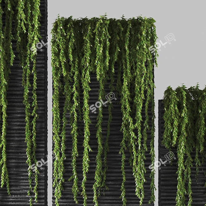 Unique Poly Plant, 3-5m Heights 3D model image 3