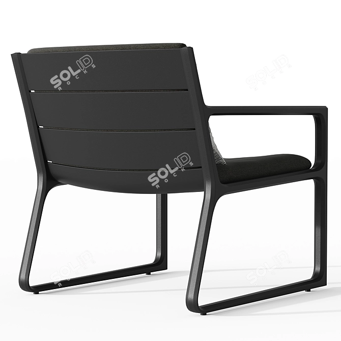 Restoration Hardware Vietri Lounge Chair 3D model image 3