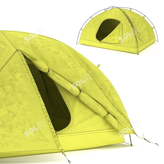 Marmot Lightweight 2-Person Tent 3D model image 4