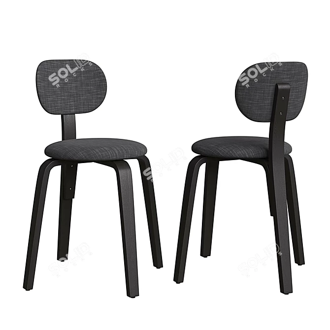 Versatile Chair for V-Ray 3D model image 2