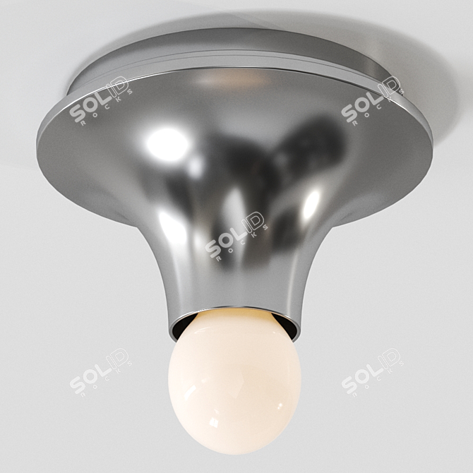 Teti Halogen Ceiling Lamp: Iconic Design, Timeless Style 3D model image 1