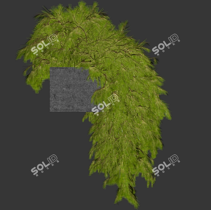 Outdoor Hanging Plant Box - Gardening Decor 3D model image 5