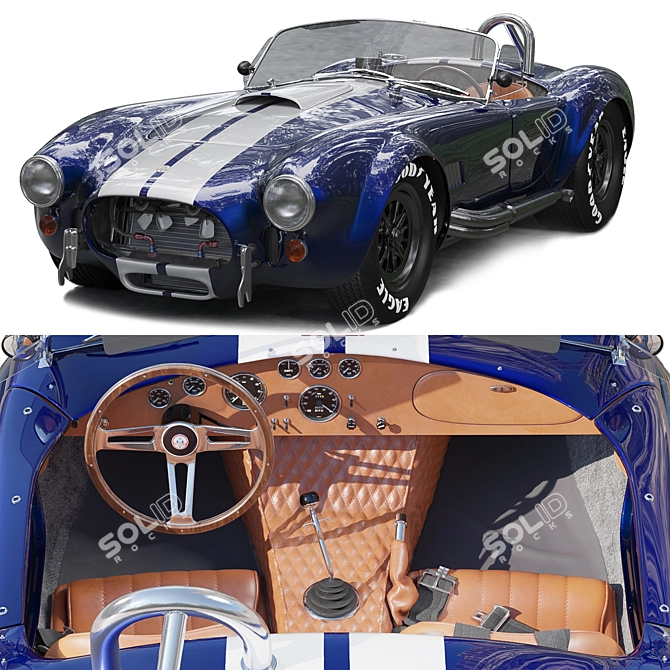 Shelby Cobra 427: Exquisite Classic 3D model image 1