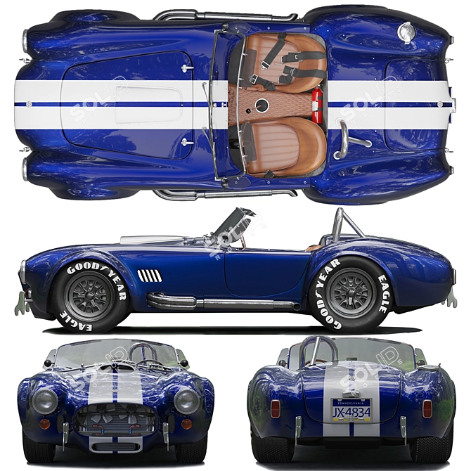 Shelby Cobra 427: Exquisite Classic 3D model image 2