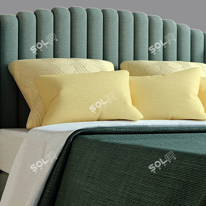 Elegant Double Bed - 2016 Design 3D model image 4