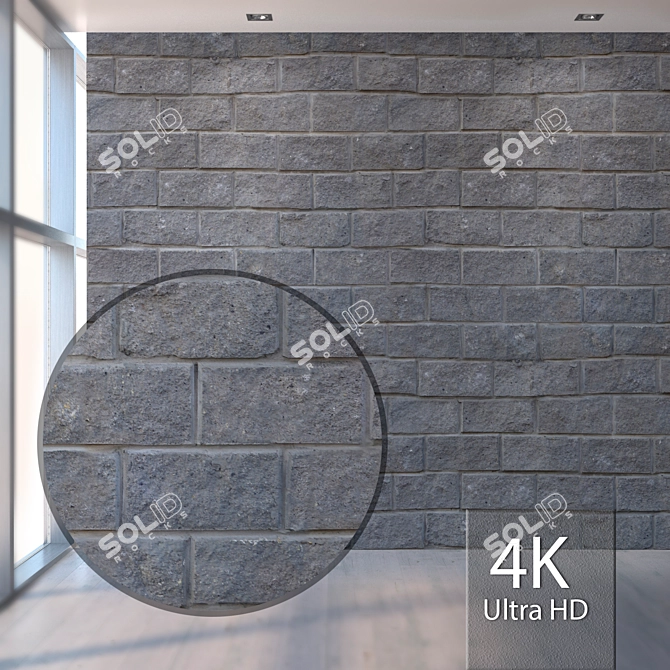 Title: Seamless Wall Texture Set 3D model image 1