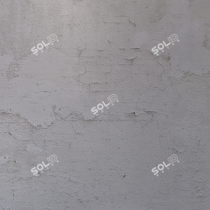 Seamless High-Resolution Plaster Texture 3D model image 4