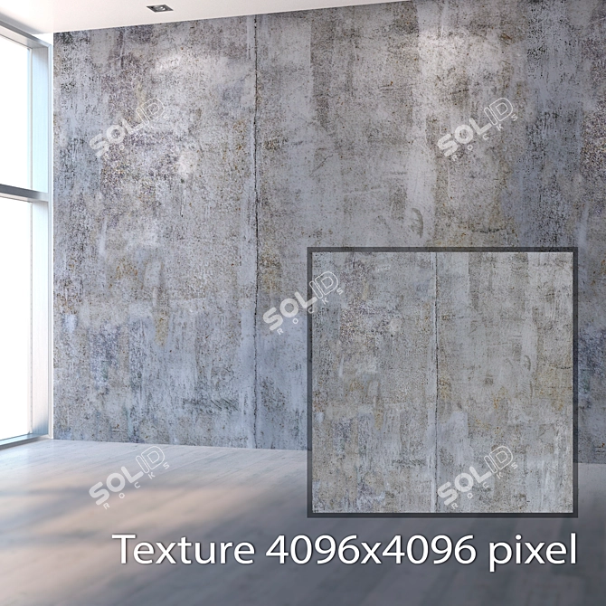 Seamless Metal 1103 Texture 3D model image 2