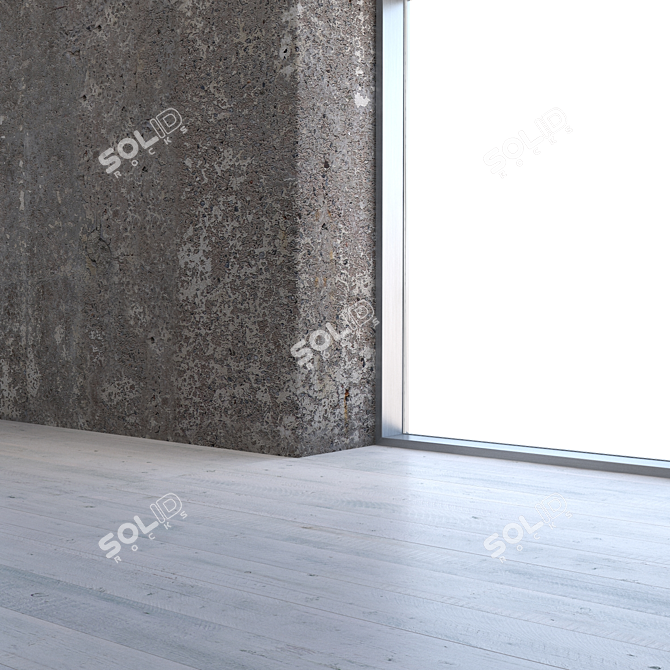 Seamless Concrete Texture 3D model image 3