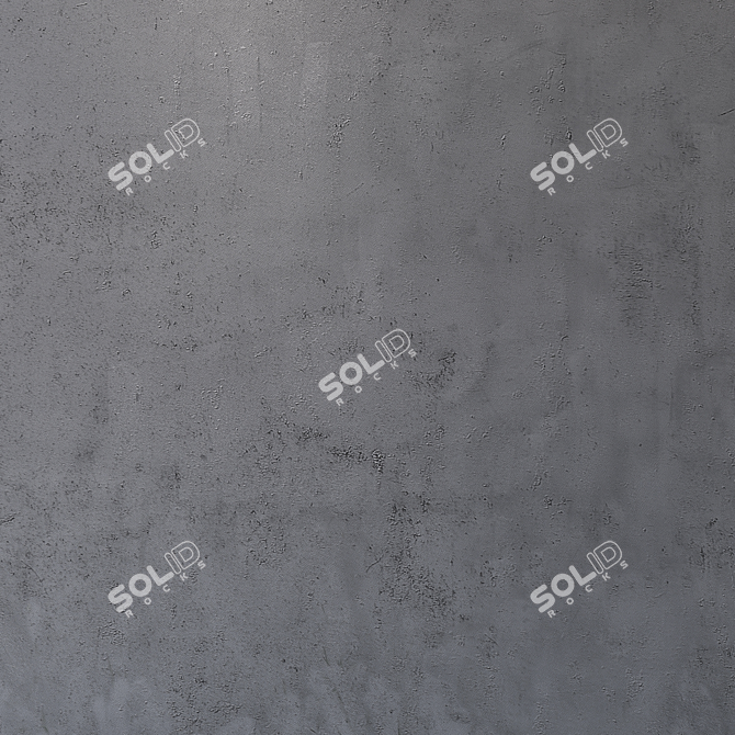 Seamless Concrete Wall Texture 3D model image 4