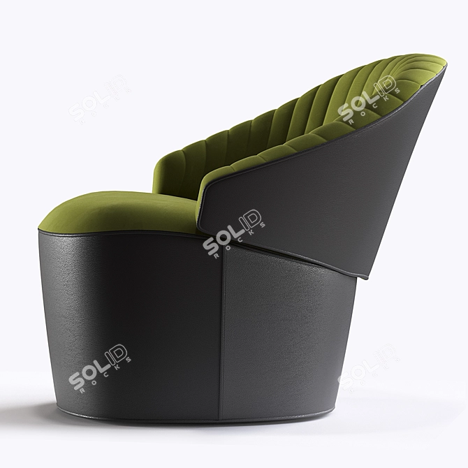 Elegant Harmony: Consonance Armchair 3D model image 2