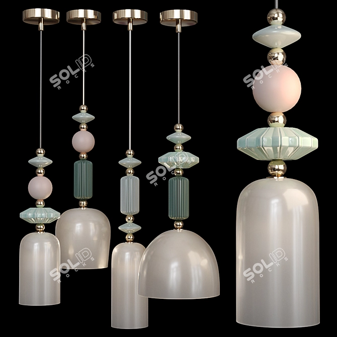 Odeon Light Candy Pendant Lights 3D model image 2