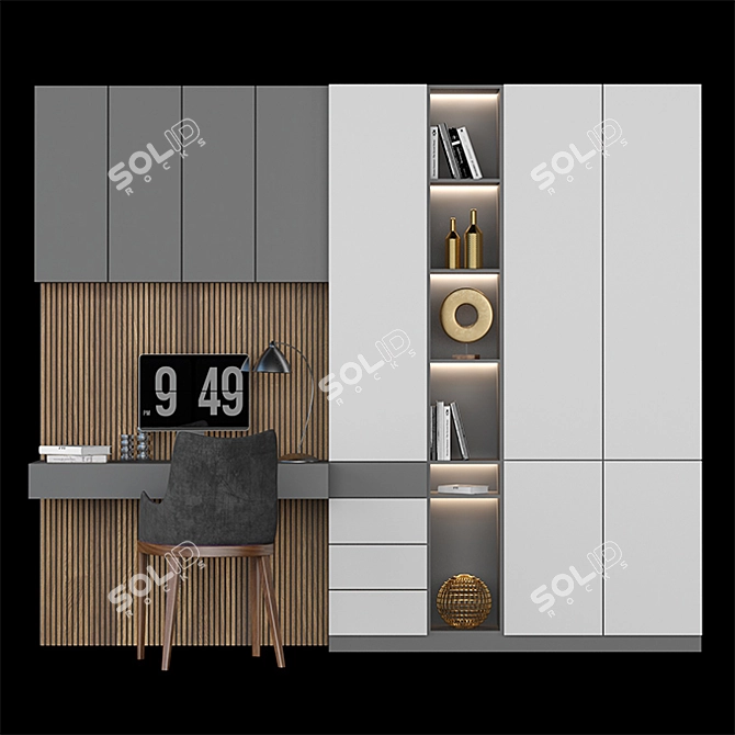 Ready-to-Use Worktable: V-Ray Rendered 3D model image 1