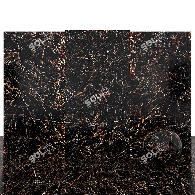 Silk Marble Port Laurent Slabs 3D model image 1