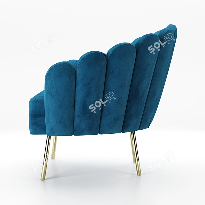 Amira Chair: Stylish and Comfortable Seating 3D model image 10