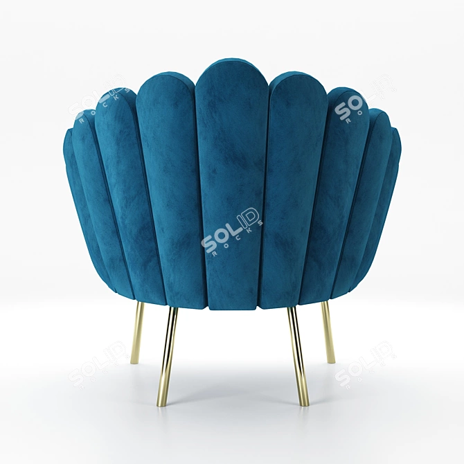 Amira Chair: Stylish and Comfortable Seating 3D model image 11