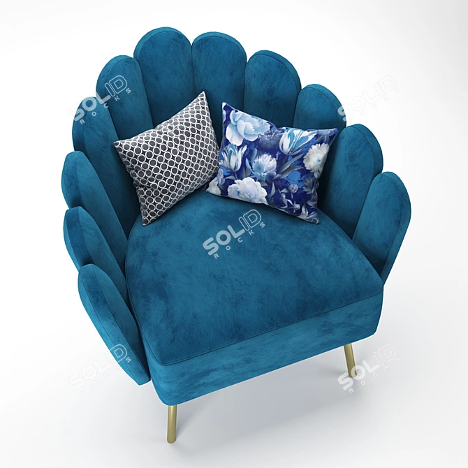 Amira Chair: Stylish and Comfortable Seating 3D model image 12