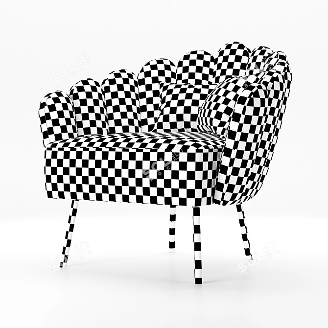 Amira Chair: Stylish and Comfortable Seating 3D model image 14