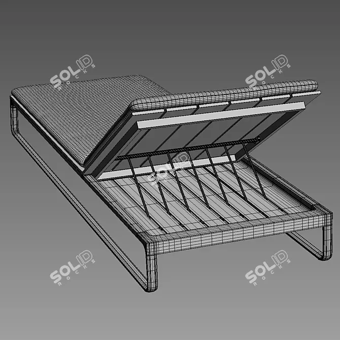 Restoration Hardware Vietri Chaise 3D model image 4