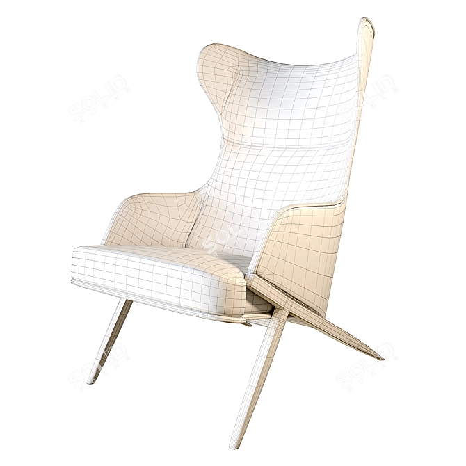 CoolArt P22: Stylish Polygon Design 3D model image 10