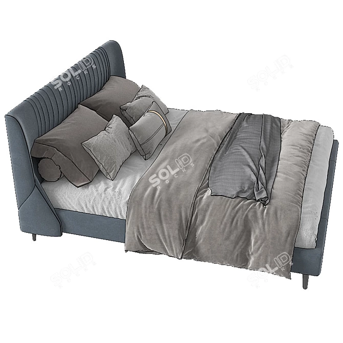 3D Max 2013 Bed Furniture 3D model image 2