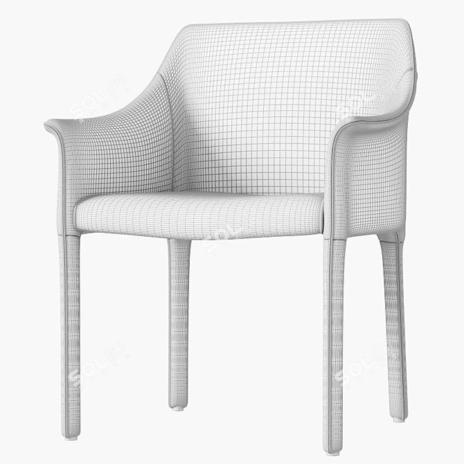 Modern Chair: 3Ds Max 2013, OBJ 3D model image 5