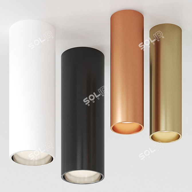 Panos Infinity R100 Ceiling Light 3D model image 1