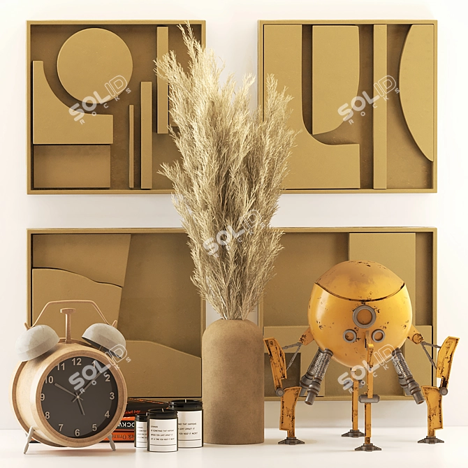 Elegant Decorative Set 2014 3D model image 1