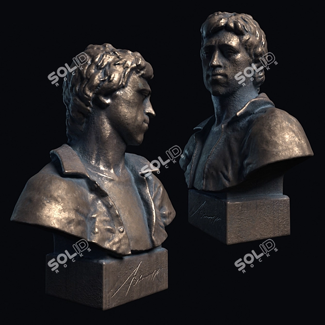 Vysotsky: Soviet Bard and Actor 3D model image 2