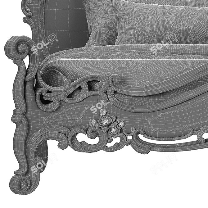 Sultan Dream Bed 20043 3D model image 3