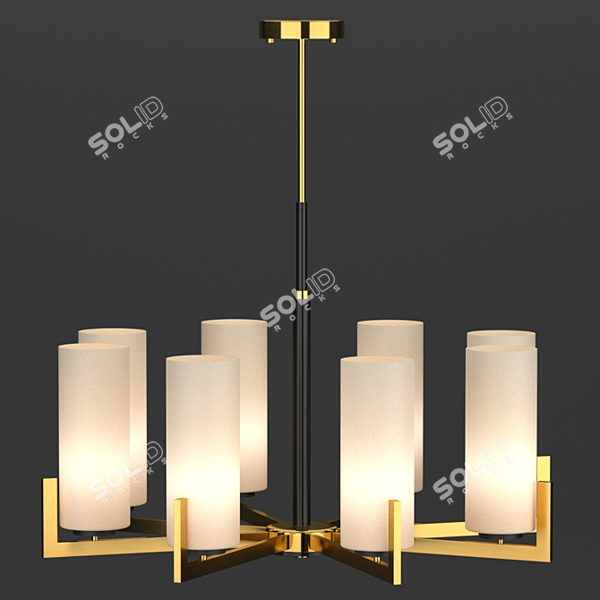 Elegant Geometric Lighting: Maytoni Fortano 3D model image 3