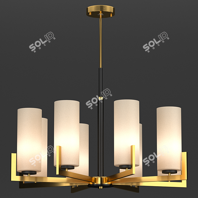 Elegant Geometric Lighting: Maytoni Fortano 3D model image 4