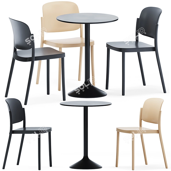 Colos Table Stato: Stylish and Functional 3D model image 1
