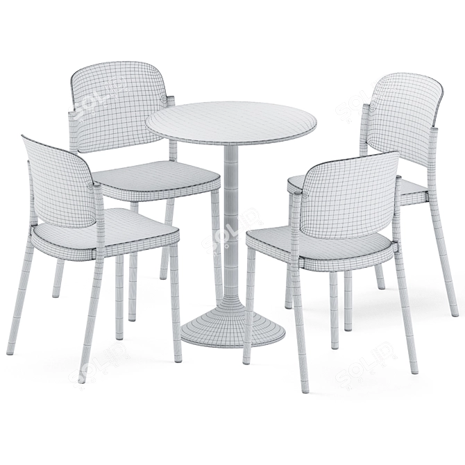 Colos Table Stato: Stylish and Functional 3D model image 5