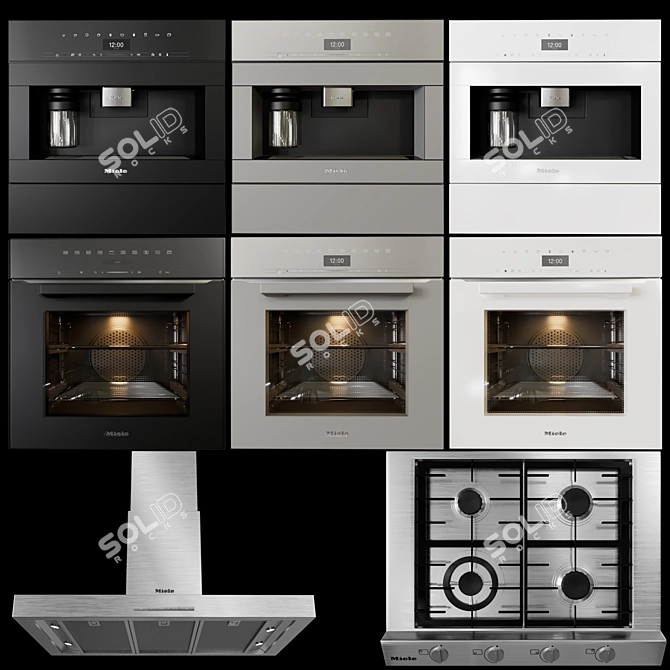 Miele Collection: Cooking Appliances for Ultimate Culinary Experience 3D model image 1