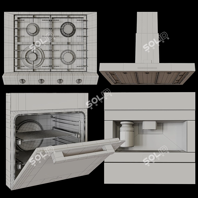 Miele Collection: Cooking Appliances for Ultimate Culinary Experience 3D model image 5