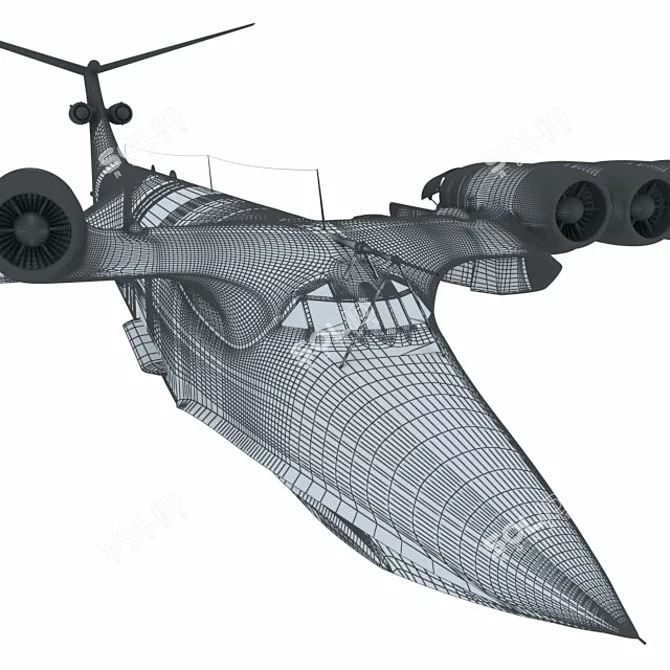 Caspian Monster: Legendary Soviet Prototype 3D model image 4