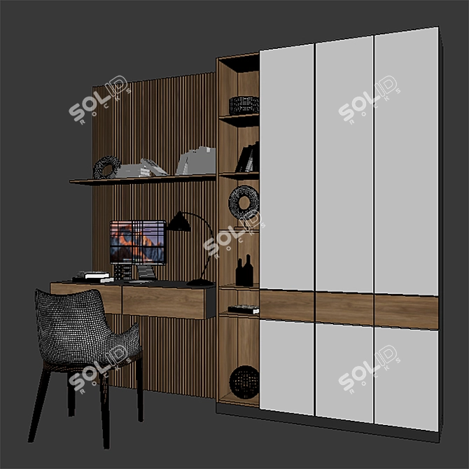 Versatile Worktable: Functional and Stylish 3D model image 3