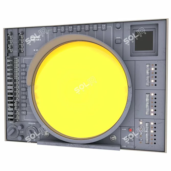 SAGE-1: Advanced Radar Console 3D model image 2