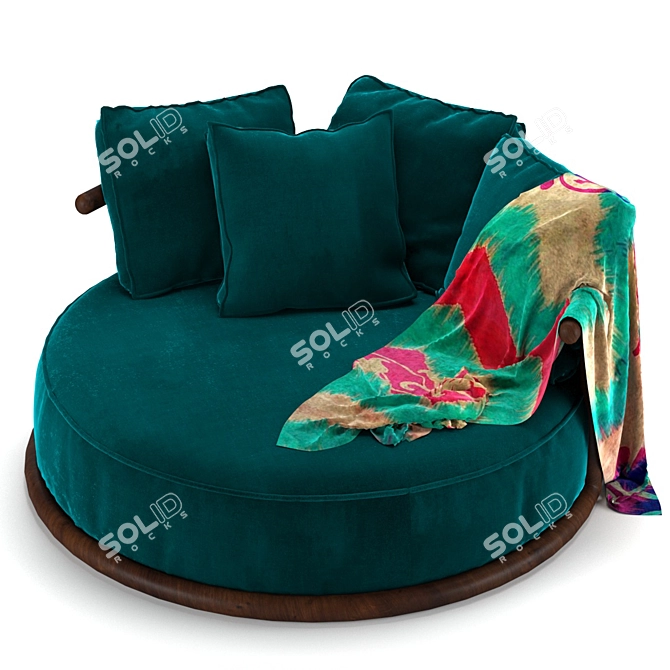 Icaro Luxe Sofa: Ultimate Comfort 3D model image 2